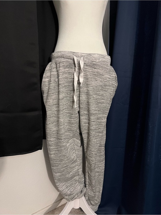 Ashley Blue Pants - Ashley Blue Heather Gray Lounge Jogger Pants Women’s 1XL